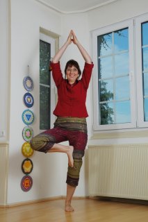 Yogalehrerin Angela Dunemann