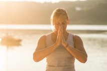 Yogalehrerin Gabriele Heigl