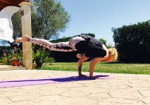 Yogalehrerin Simone Behlendorf