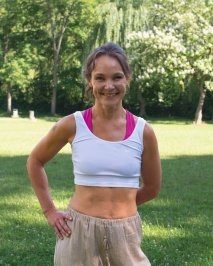 Yogalehrerin Biance Weber