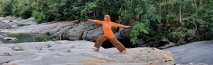Yogalehrerin Evelin Bloß