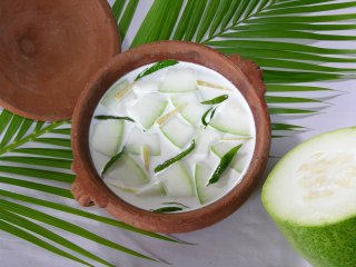 Leckere ayurvedische Gurkencreme - erfrischend und belebend