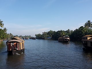 Bootstour über die Backwaters in Kerala