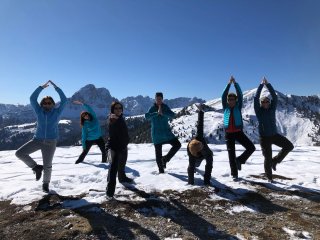 Mit Katja Bertlein einen Yoga-Urlaub im Saalerwirt verbringen