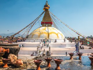 Stupa in Bodnath
