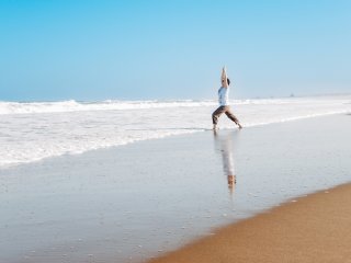 Yogalehrerin Margit Eh Kholi