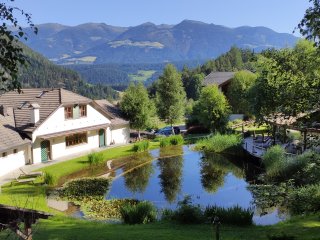 Vom Saalerwirt haben Sie einen tollen Ausblick auf die Südtiroler Berge