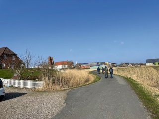 Gemeinsam auf einem Spaziergang die Insel erkunden