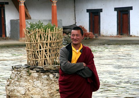 Auf Ihrer Reise durch Bhutan begegnen Sie vielen Mönchen