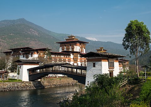 Besichtigen Sie den Punakha Dzong
