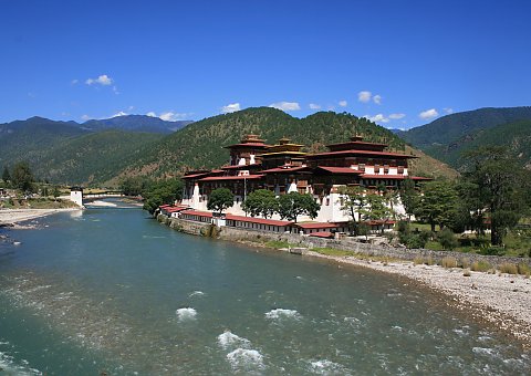 Punakha Dzong in Bhutan 