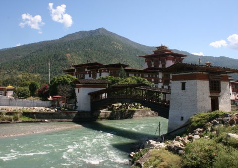 Klosterfestung Punakha Dzong in Bhutan 
