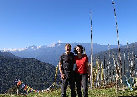 Ausblicke die einem keiner mehr nehmen kann in Bhutan erleben und genießen
