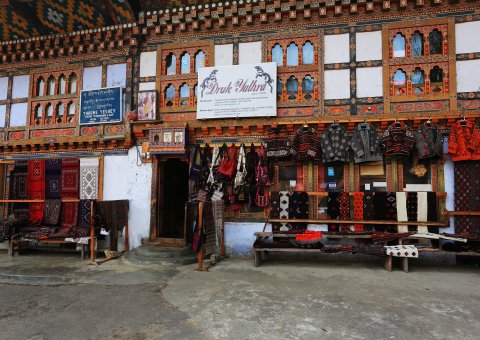 Entdecken Sie die kleinen Geschäfte in Bhutan