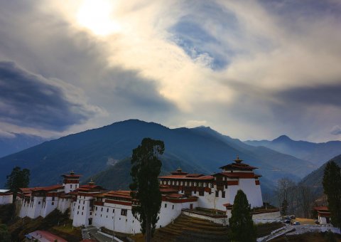 Das Trongsa Dzong in Bhutan