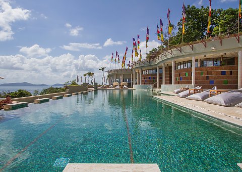Herrlicher Blick über den Pool