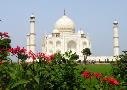 Besuchen Sie das berühmte Taj Mahal