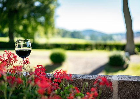 Im Schloss gibt es einen Gemüsegarten – die Gerichte richten sich so auch nach den saisonalen Produkten aus dem Gemüsegarten