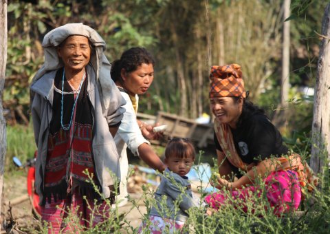Im Norden Thailands leben die Menschen im Bergdorf Thaton noch ganz traditionell