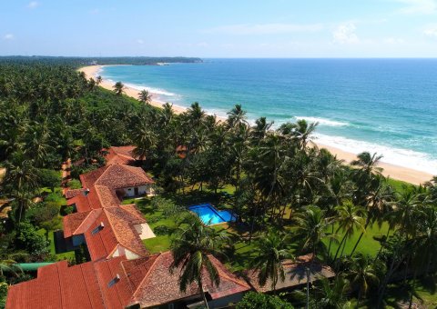  Genießen Sie den Strand der Lotus Villa auf Sri Lanka 