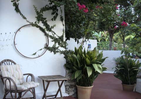 Der Garten bietet viele lauschige Rückzugsmöglichkeiten.
