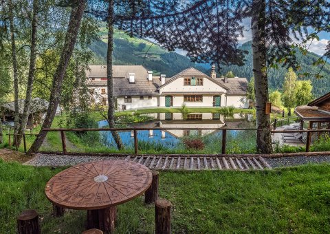Blich auf das Hotel Gasthof Saalerwirt in Südtirol