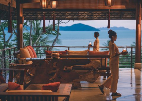 Den Abend in der Kamalaya Lounge genießen