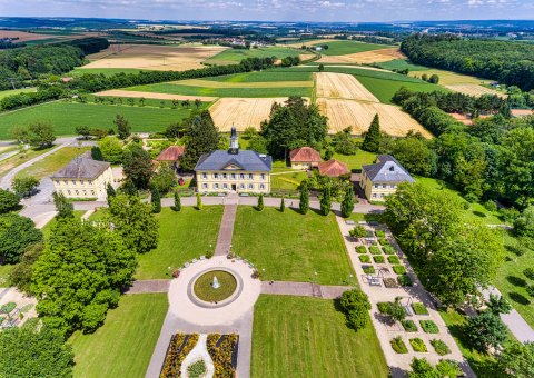 Der Ayurveda Garden aus der Vogelperspektive