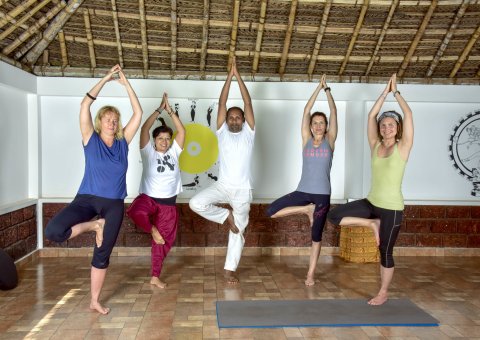 Die tägliche Yogapraxis ist wesentlicher Bestandteil Ihrer Ayurveda Kur