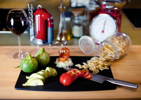 Köstliches französisches Essen zwischen den Yoga-Stunden