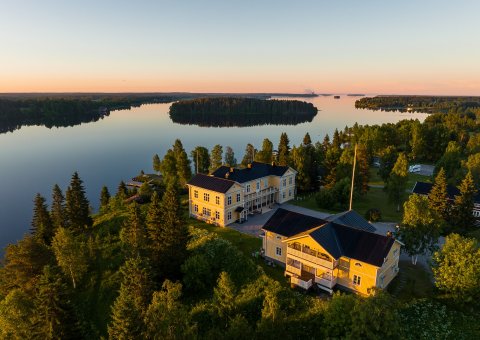 Das Hotel Filipsborg in idyllischer Lage