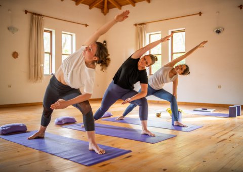Genießen Sie die Yoga-Stunden in der Lykia Lodge