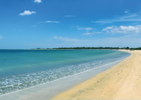 Der weite Strand Passikudah
