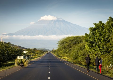 Die Straße zum Mount Meru