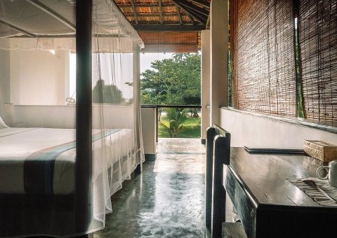 Schauen Sie von Ihrem Zimmer in den grünen Garten