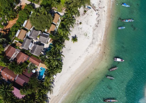 Das Samahita Retreat von oben
