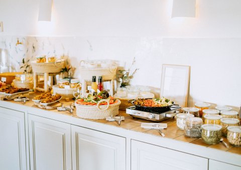 Das reichhaltige Frühstücksbuffet lässt kaum Wünsche offen