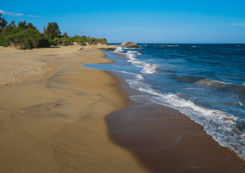 Der Kirinda Beach mit seiner wunderschönen goldenen Farbe