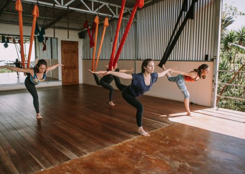 Das helle und offene Yoga Studio im Valle Escondido