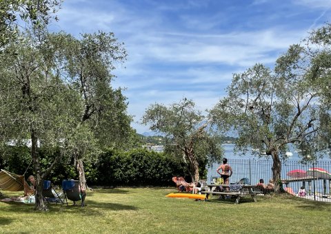 Entspannen Sie am See und finden Sie Ruhe
