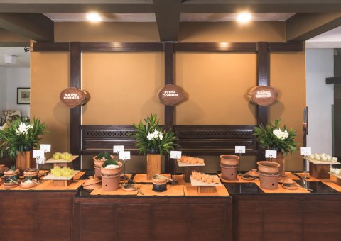 Buffet mit doshagerechten Speisen