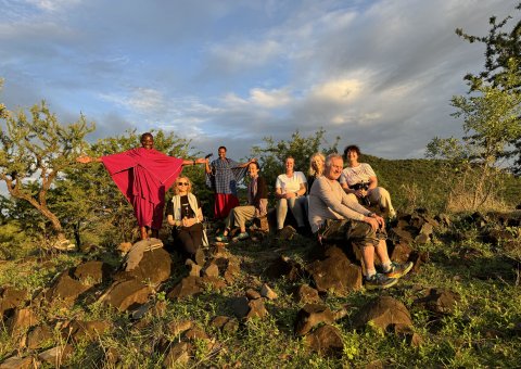 Die letzten Sonnenstrahlen des Tages genießen