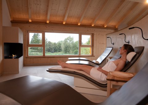 Im Ruheraum die Behandlungen nachwirken lassen