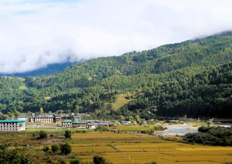 Jakar - Hauptstadt des Distrikts Bumthang