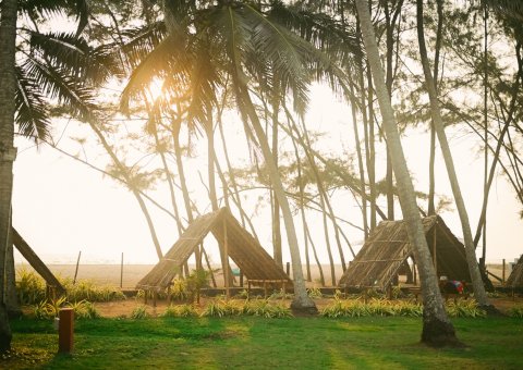 Das Ayur On The Beach liegt direkt am bekannten Nattika Beach