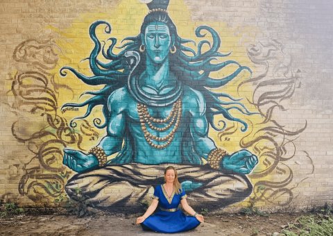 Meditation in Indien