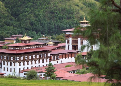 Besuch des Dzongs in Timphu