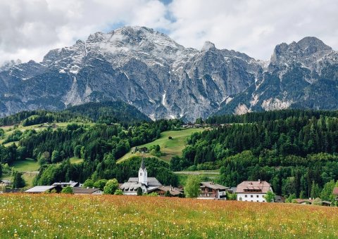 Die Ruhe der Berge genießen