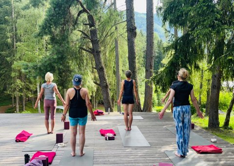 Gemeinsam Yoga üben