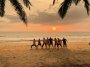Traumhafte Sonnenuntergänge am Strand des Nattika Beach Resort
